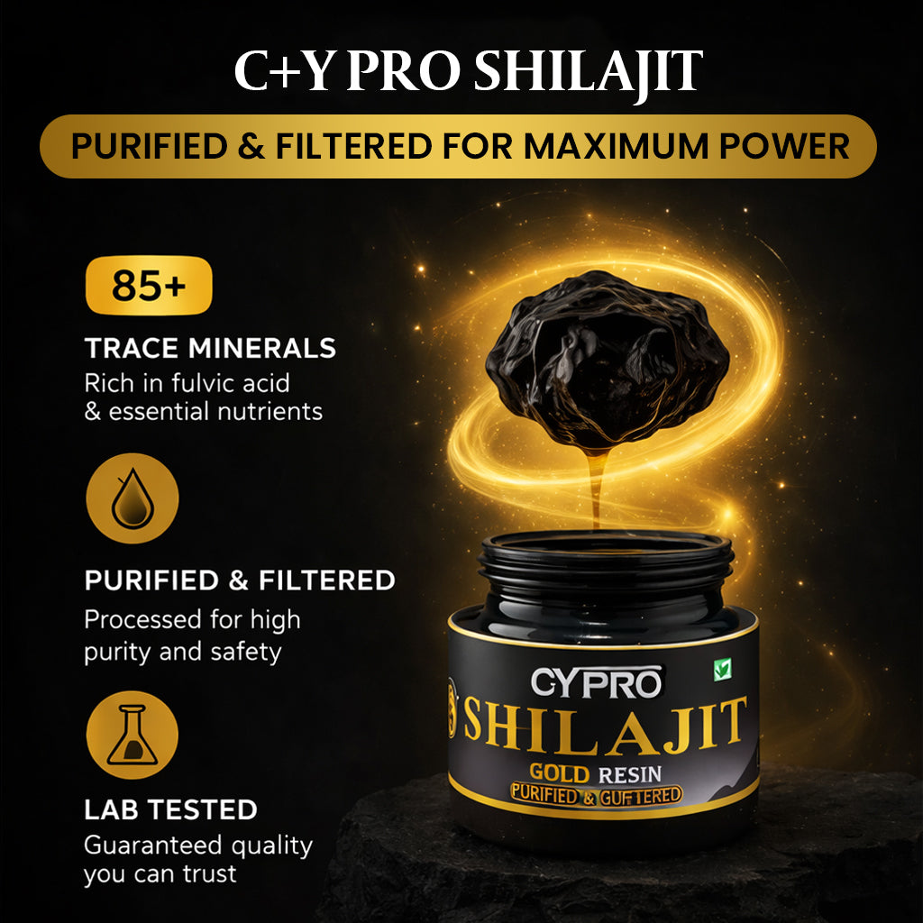 Shilajit Resin + Ashwagandha | 250mg / 100mg | Gold Grade Himalayan Shilajit